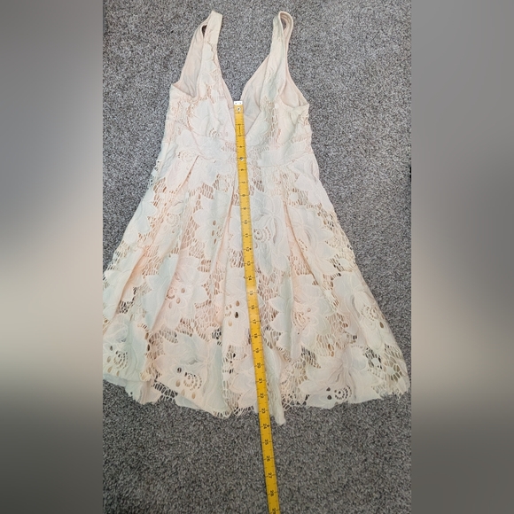 Free People Backless Lace Dress - Cream - Picture 4 of 7